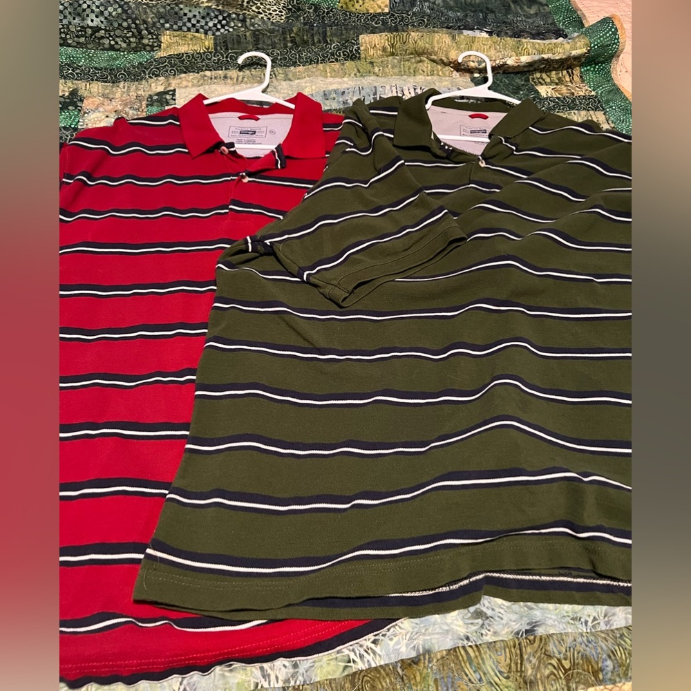 Lot of 2 Wrangler 3X Men's polo's EUC